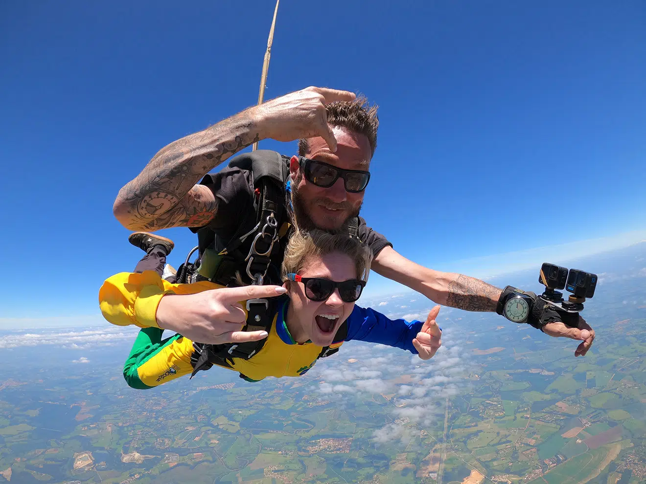 Salto de paraquedas em Piracicaba SP